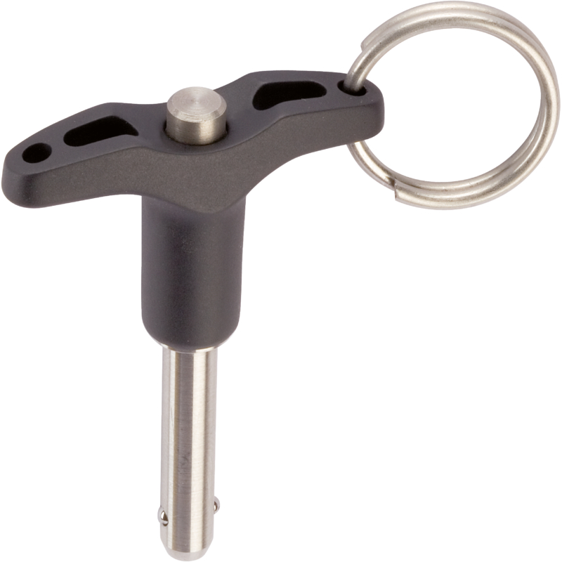 Quick Release Pin with T-handle, single acting - according to NASM / MS 17985 4211.C15