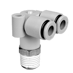 Male Branch Connector KGLU One-Touch Fitting KGLU10-04S