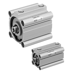Compact Cylinder, Lateral-Load-Resistant Type CQ2 Series CDQ2AS32-50DCZ