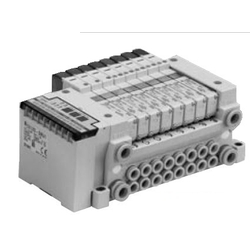 VQ1*0*, serie 1000, elettrovalvola a 5 vie, tipo ad innesto, montaggio su base VQ1100-5EC1-Q