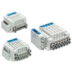Elettrovalvola compatta a 5 vie plug-in serie JSY1000/3000/5000