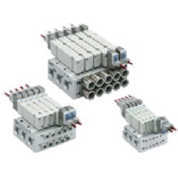 Elettrovalvola compatta a 5 vie non plug-in serie JSY1000/3000/5000 JSY5240-5LZ