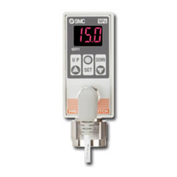 2-Colour Display Digital Pressure Switch for General Fluids, ISE75 / 75H Series