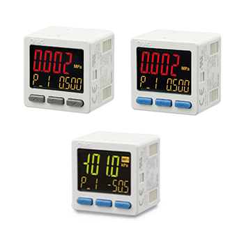 3-Screen Display High-Precision Digital Pressure Switch, ZSE20B (F) / ISE20B Series