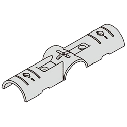 Ginto singolo in metallo dedicato a tubazioni / Unitá - Componenti NS-4 / NS-4N