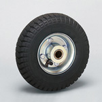Ruota con pneumatici gonfiati ad aria in alluminio AI 3.50-5