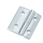 Cerniere piatte push-in / lamature cilindriche / bussola in plastica / alluminio / nichelato / B-502 / TAKIGEN
