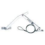 braccetto inox con fermo per porte pesanti B-1450 B-1450-1