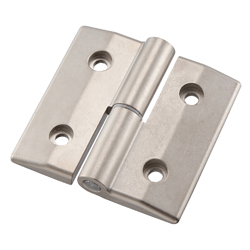 Cerniere piatte push-in / lamature cilindriche / bussola in plastica / alluminio / nichelato / B-501 / TAKIGEN