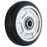 Ruote / rotelle / rotelle speciali per la serie W, ruota in gomma conduttiva per carichi medi W-RBE Gold Caster