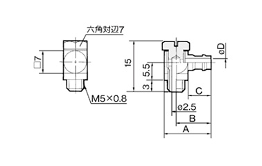 Barb Elbow For Nylon Tubes M-5ALHN-4, -6 - Barb Elbow For Soft Tubes M-5ALHU-3, -4, -6: related images