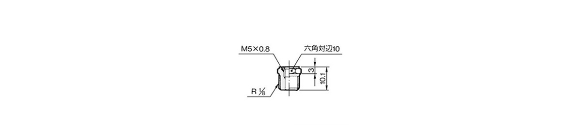 Bushing MS-5B outline drawing 