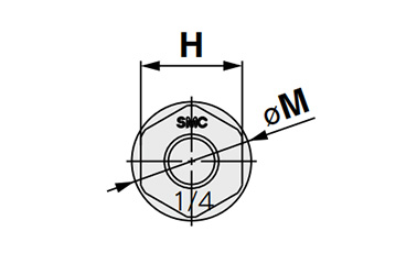 Male Connector dimensional drawing for sizes 2 to 5 