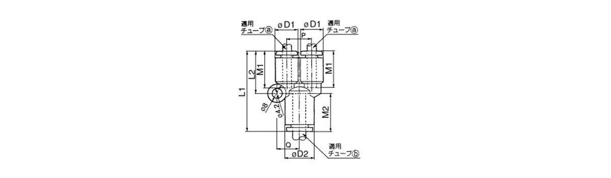 Different Diameter Union 