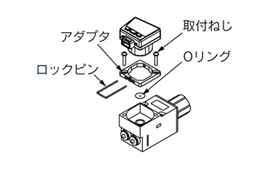 Opzione 2: ISE35-□-□-□□B (kit di montaggio serie ARM10/11)