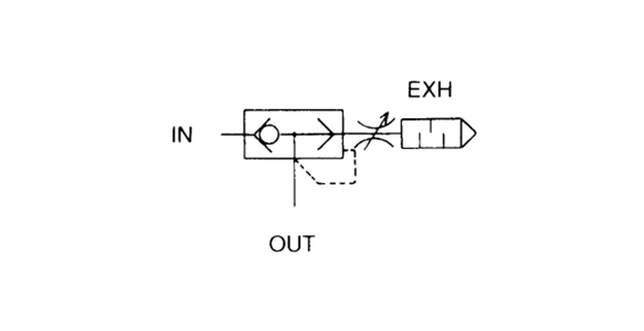 Speed Exhaust Controller ASV Series symbol