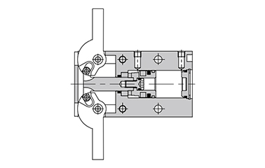 ø20 (cylinder inner diameter 20 mm), ø25 (cylinder inner diameter 25 mm) structure drawing