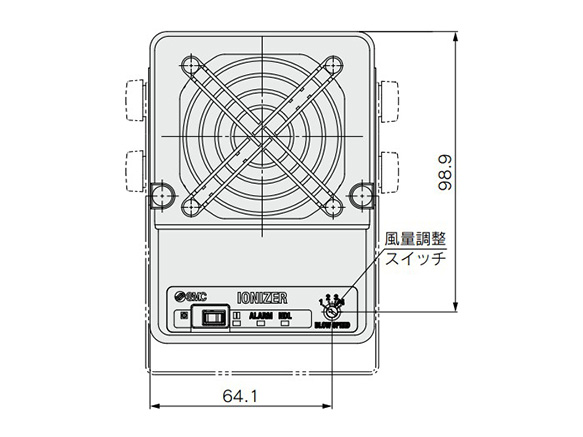 IZF10R Series dimensional drawing