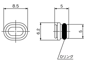 Elettrovalvola a 5 vie manifold serie SQ1000/SQ2000 parti opzionali disegno schematico 06