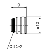 Elettrovalvola a 5 vie manifold serie SQ1000/SQ2000 parti opzionali disegno schematico 09
